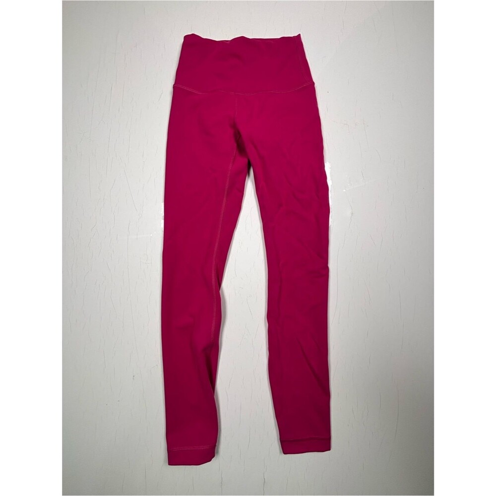lululemon athletica High-Waisted Leggings in Bright Magenta